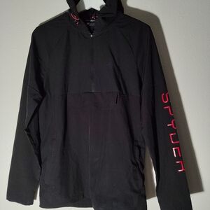 Spyder Black and Red Performance Jacket Athletic Design